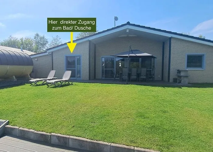 Deluxe, Direkt Am See, Mit Hauseigener Panorama Aussensauna, Zwei Badezimmern, Tretboot, Kamin, In Direkter Naehe Zum Kinderspieleparadies Sowie Reit- Und Ponyhof, 1 Bis 8 Personen Vakantiehuis *